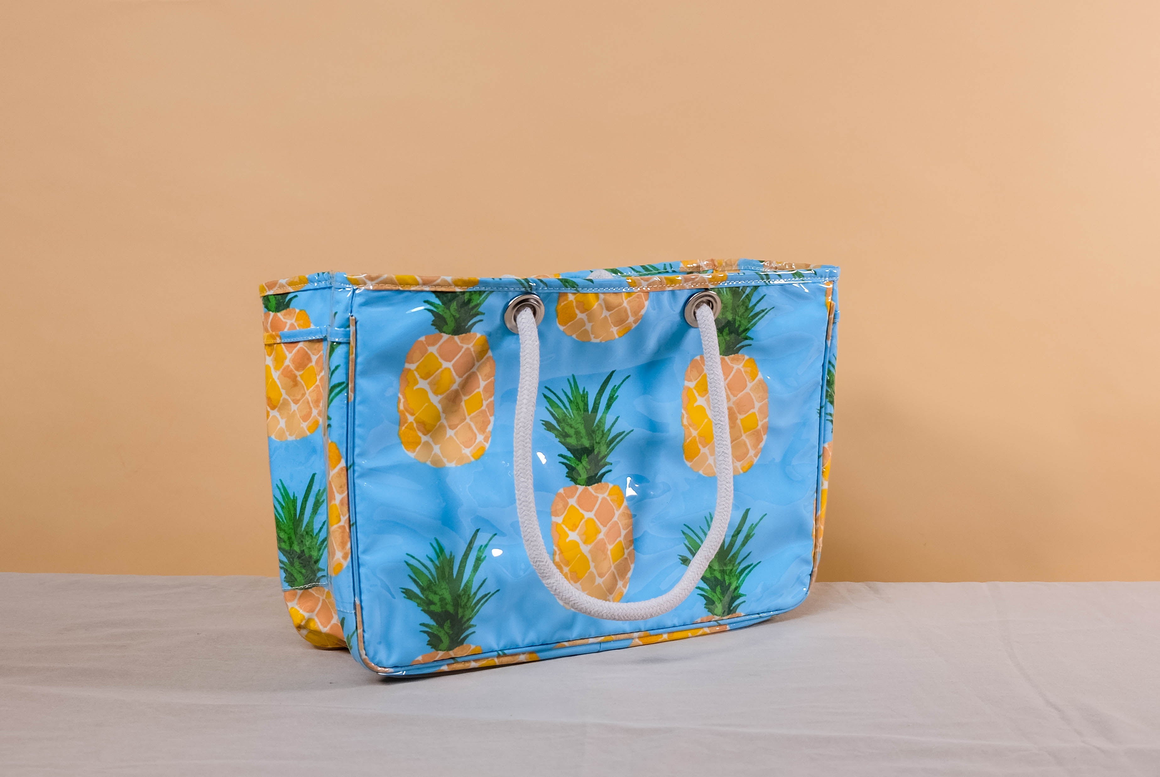 On The Go Bag Blue Pineapple